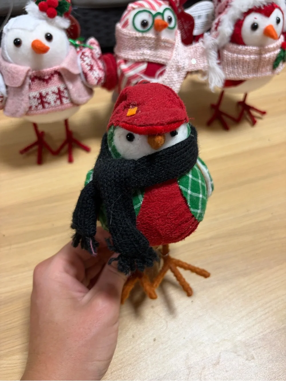 Target fabric birds